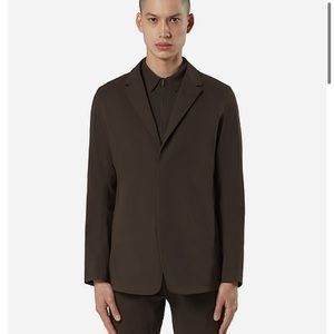 Men’s Indisce Blazer Small, Sediment